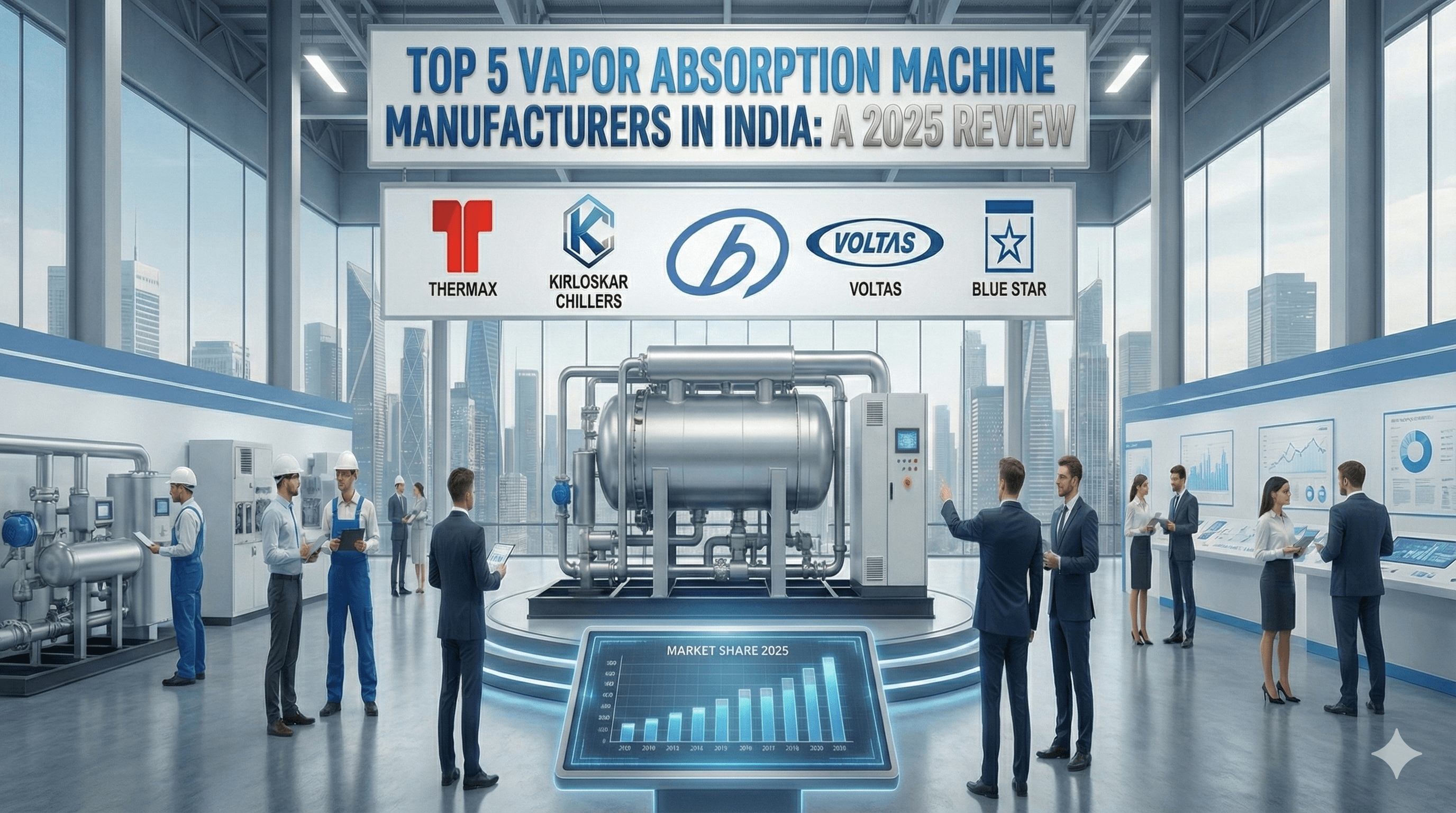 Top 5 Vapor Absorption Machine Manufacturers in India: A 2025 Review
