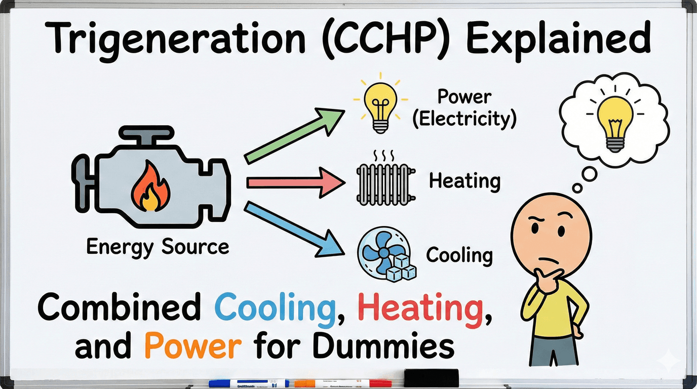 Trigeneration (CCHP) Explained: Combined Cooling, Heating, and Power for Dummies