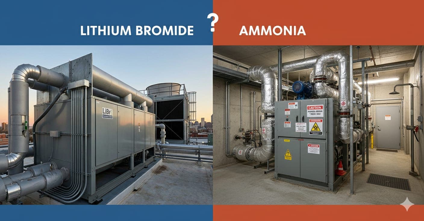 LiBr vs. Ammonia Absorption Chillers: Which is Safer for Your Facility?