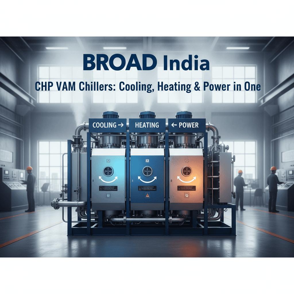 CHP VAM Chillers: Cooling, Heating & Power in One