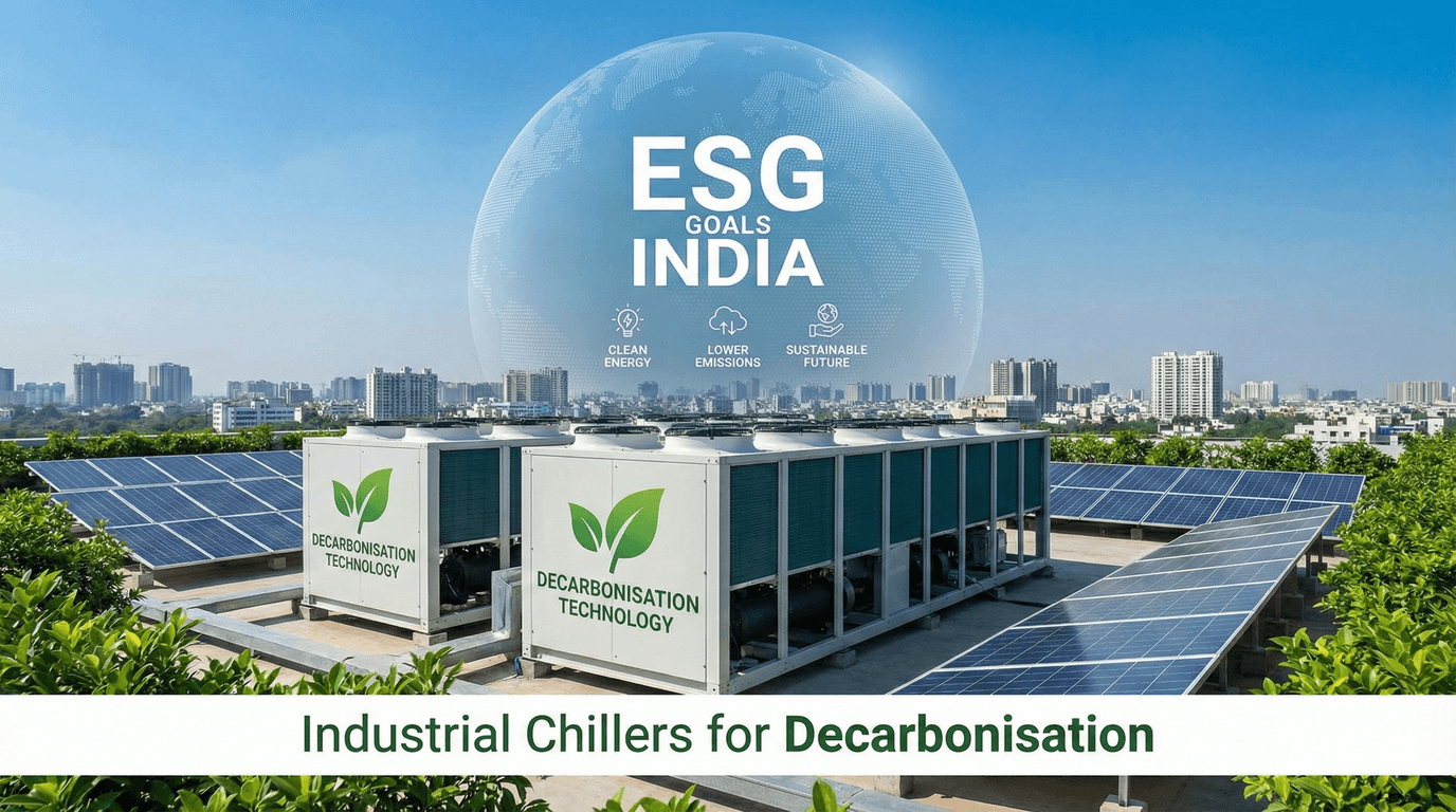 Industrial Chillers for Decarbonisation: How to Meet ESG Goals in India