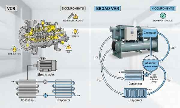 4 Components vs 5 Components: Why VAR Systems Have Lower Maintenance Costs Than VCR