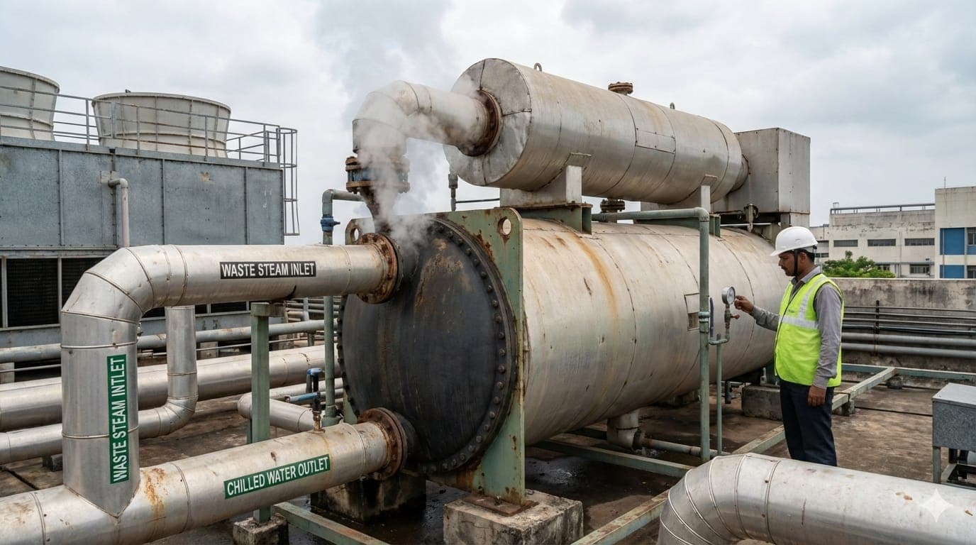 Steam VAM Chillers Explained: Turning Your Factory's Waste Steam into Free Cooling