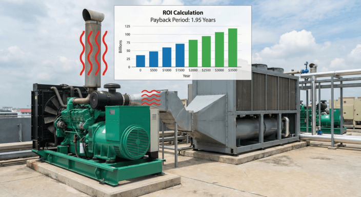 Waste Heat Recovery Chillers: How to Calculate ROI for Your Generator Exhaust