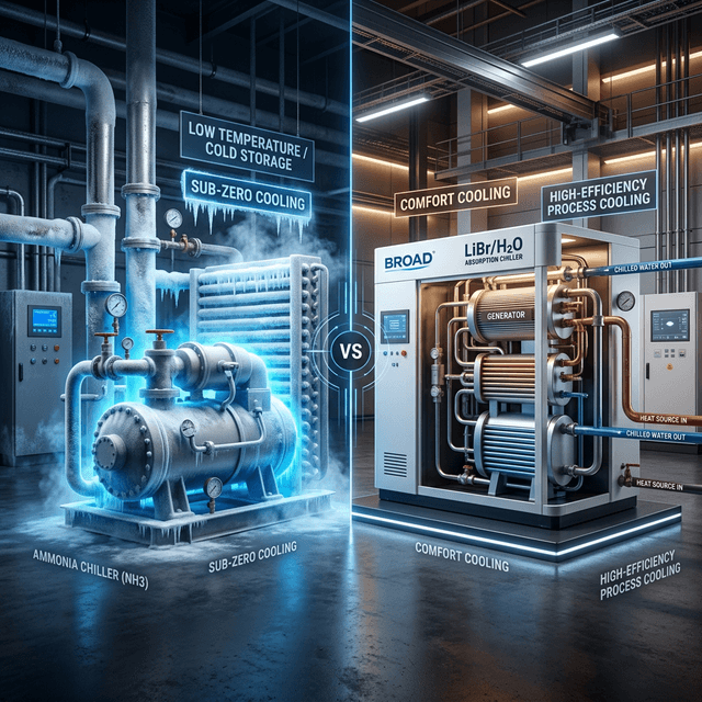 Ammonia Chiller vs Absorption Chiller: Key Differences Engineers Should Know