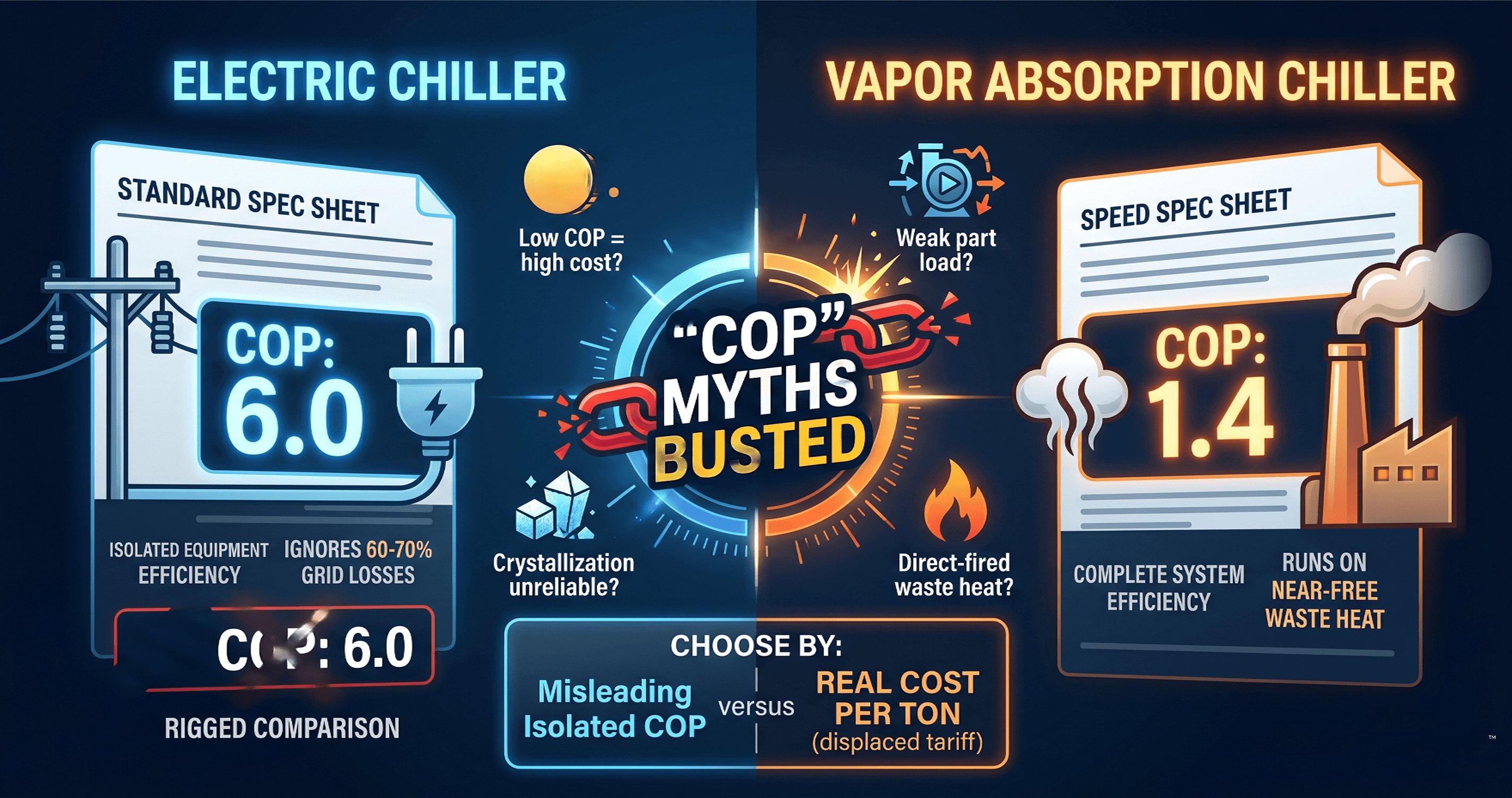 Absorption Chiller COP: 4 Efficiency Myths Busted