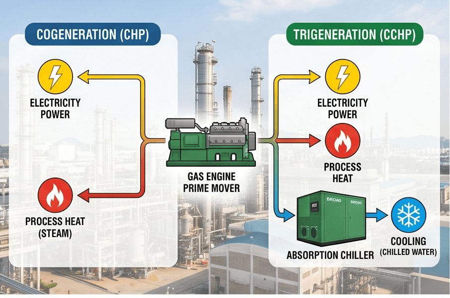 Cogeneration vs Trigeneration: Which Fits India?