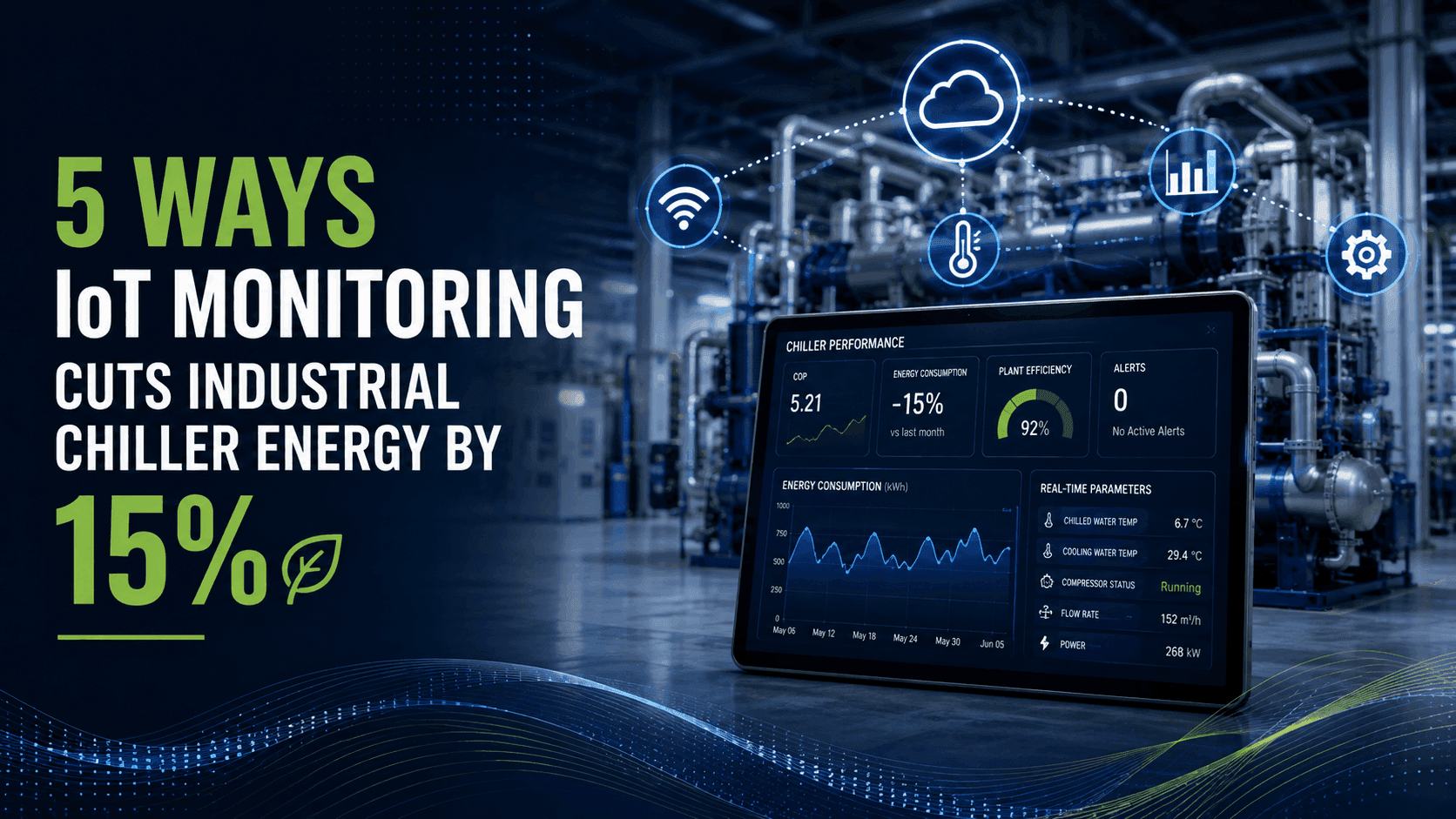 5 Ways IoT Monitoring Cuts Industrial Chiller Energy by 15%