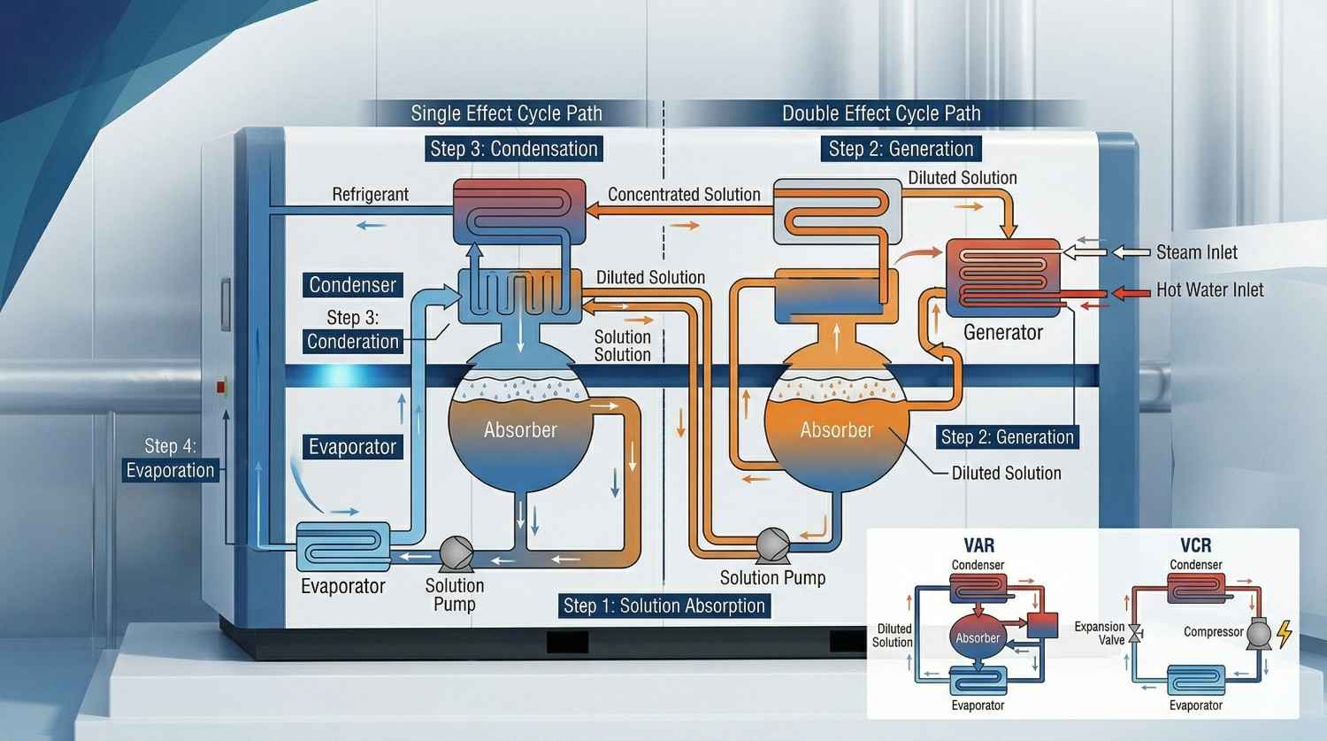 What Is the Working Principle of a Vapour Absorption System? A Plain-English Guide for Engineers